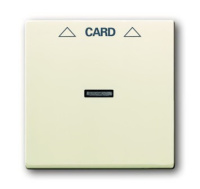 Плата центральная накладка для механизма карточного выключателя 2025 U ABB Solo/Future Savanne/Слоновая кость