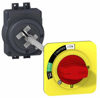 Рукоятка поворотная выносная EZ100 красно-желтая Schneider Electric