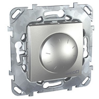Светорегулятор поворотный для электронных ПРА (1-10В) выкл 4A Schneider Electric Unica Top Алюминий