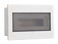 DEKraft Корпус пласт. навесной прозр. дв. 1 ряд 13 мод. IP41 ЩРН-П