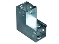 Угол вертикальный вверх 90С глуxой 50x50мм 0,8мм оцинкованная сталь DKC S5