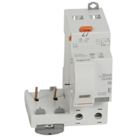 Дифференциальный блок DX3 - тип Hpi - 30 мА - 2П - 230 В~ - 40 А - 2 модуля Legrand