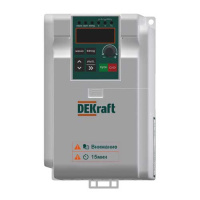 DEKraft Преобразователь частоты DEKV060-2.2./3.7кВт 3 фазы 380В с торм. модулем