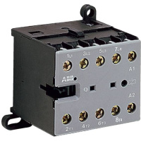 Миниконтактор 4P 9A (4НО) с катушкой 110-127V AC ABB B6-40-00-84 
