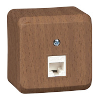 Этюд о/у компьютерная Розетка RJ45 кат.5е, бук, россия SE