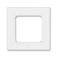 Рамка 1 пост белый / ледяной ABB Levit