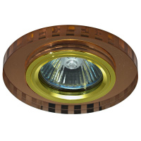 Светильник встраиваемый 50Вт GU5,3 Зеркальный коричневый IMEX