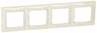 Рамка 4-постовая горизонтальная Legrand Valena Слоновая кость