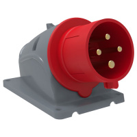 Вилка стационарная ССИ-524 32А-6ч/380-415В 3Р+РЕ IP44 IEKMAGNUM  Вилка стационарная ССИ-524 32А-6ч/380-415В 3Р+РЕ IP44 IEKMAGNUM