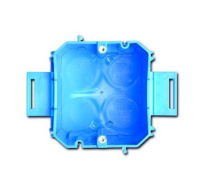 Коробка монтажная для бетона 82x82мм, глубина 85мм, IP40 / синий ABB BJE
