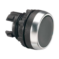 Кнопка с пружинным возвратом ∅ 22,3 - Osmoz - для комплектации - потайная головка - без подсветки - чёрный Legrand