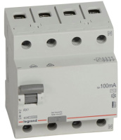 Устройство защитного отключения 4P 63A тип AC 100mA Legrand RX3
