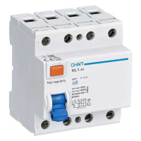 УЗО NL1-63 6kA 4P 25A 300mA тип AC (DB) CHINT