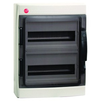 Щиток настен. с дверцей, 24(2х12)  мод., IP65 DKC