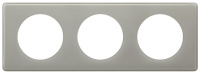 Celiane. Рамка 3-постовая. цвет "Серый глянец" Legrand