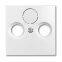 Накладка TV-FM розетки ABB BJB Basic55 Белый