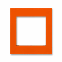 Сменная панель промежуточная на многопостовую рамку оранжевый ABB Levit