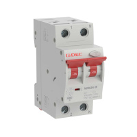 Дифференциальный автомат YON max типа MDR, 1P+N, 100mA, 50A, хар-ка C, 6kA, тип А DKC
