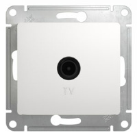 Розетка TV оконечная 1dB Systeme Electric Glossa Белый
