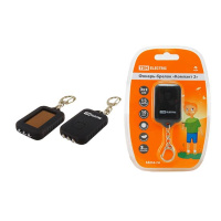 Фонарь-брелок 3LED, 5000K, 7Lm, Li-lon LIR2032 40mAh, IP22 / пластик/металл, черный TDM "Компакт 2"