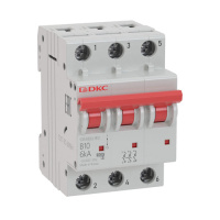 Автоматический выключатель 3P 50A (D) 6kA DKC YON MD63