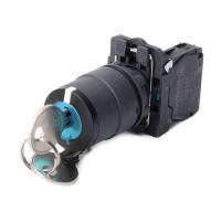 Systeme Electric Переключатель SB5 в сборе модульный 22мм 2 позиции с фиксацией ключ 1пол 1НО