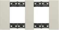 Песочный Рамка немецкий стандарт 2 поста (2+2 мод) Bticino LivingNow