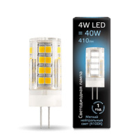 Лампа светодиодная капсульная G4 185-265В 4Вт 4100К керамика Gauss