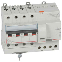 Дифференциальный автомат 4P 50A (C) 6kA тип AС 30mA Legrand DX3