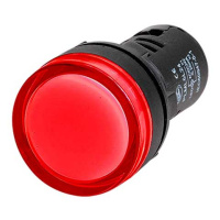 Сигнальный индикатор со встроенным диодом 220В, красный DKC