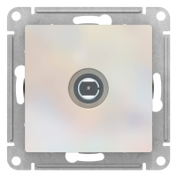 Розетка TV одиночная Schneider Electric AtlasDesign Жемчуг