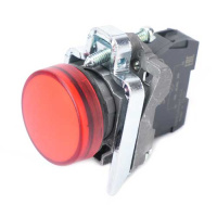 Systeme Electric Лампа сигнальная в сборе модульная 22 мм красная 24В DC