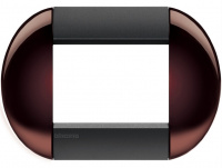 Рамка овальная 3 мод Bticino Living Light Бордовый