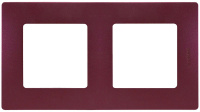 Рамка 2-постовая Legrand Etika Cливовый