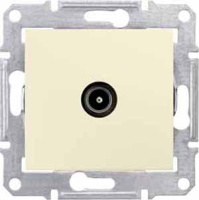 Розетка TV проходная 4dB Schneider Electric Sedna Бежевый