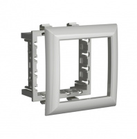 Рамка-суппорт "Avanti" для "In-liner Front", серебристый металлик, 2модуля DKC