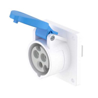 Розетка панельная IP44 16A 2P+E 230В DKC