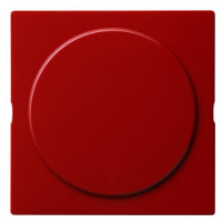 Заглушка с опорной пластиной Gira S-Color Красный