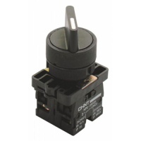 Переключатель NP2-ED25, 2 положения с фиксацией, 1НЗ +1НО IP40 CHINT
