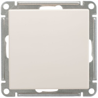 Выключатель 1-клавишный 10A механизм Wessen 59 Слоновая кость