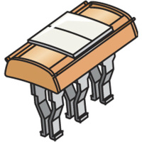 Перемычка BJADO6.5 Безвинт. для ADO 6мм ABB