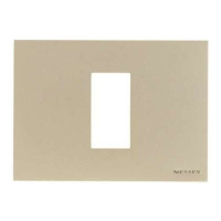 Рамка итальянский стандарт ITA 1 мод ABB NIE Zenit Шампань N2471 CV