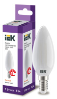 Лампа светодиодная свеча C35 7Вт 230В 3000К E14 серия 360° IEK