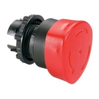 Кнопка с грибовидным толкателем ∅ 40 - Osmoz - возврат-поворот - экстр. откл. - без подсв. - IP 66 - красный Legrand