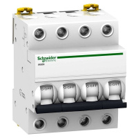 Автоматический выключатель 4P 10A C 6kA Schneider Electric Acti 9