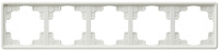 Рамка 5-постовая Gira S-Color Белый