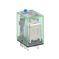 Промежуточное реле с кнопкой тестирования NJDC-17(D)/2Z 2 конт. с инд. LED 10А AC220В CHINT