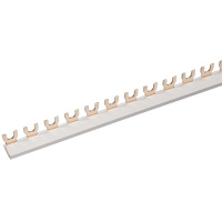 Шина соединительная (вилка) 54контакта, шаг 18мм, 1P 63A, 1000мм IEK FORK