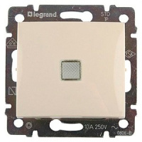 Переключатель 1-клавишный на 2 направления с индикацией 10A Legrand Valena Слоновая кость