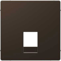 Накладка розетки ТЛФ 2хRJ11/RJ12 Merten D-Life Мокко